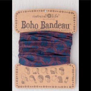 NATURAL LIFE Accessories - Natural Life Boho Headband Bandeau Red & Blue NATURAL LIFE Accessories - Natural Life Boho Headband Bandeau Red & Blue
